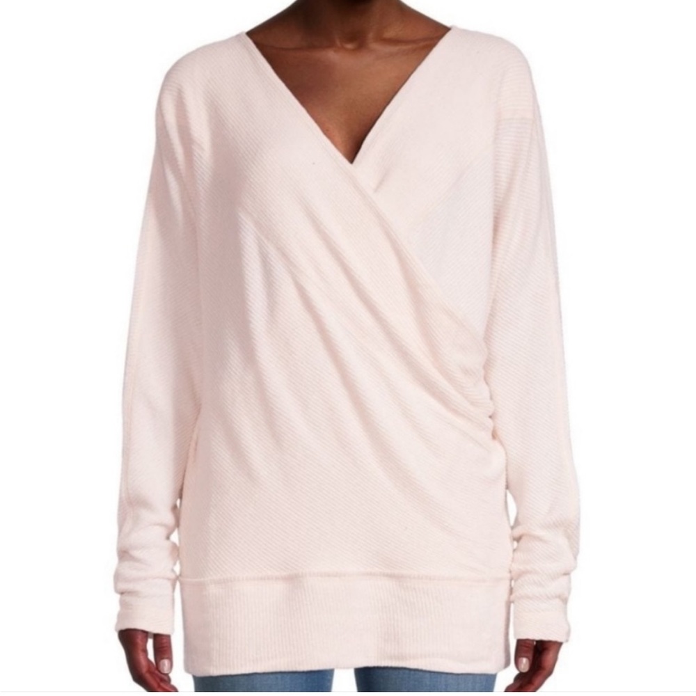 NWT! Free People Cozy With You Wrap Sweater Large - Picture 2 of 6